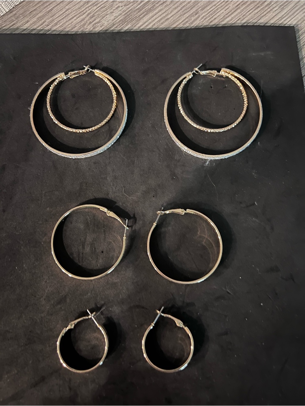 Gold Hoop Earring Set - Classic Women’s Jewelry